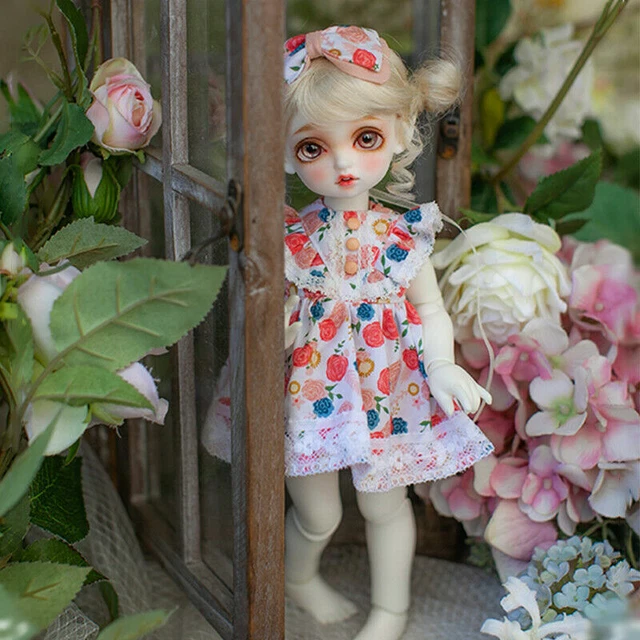 1/6 BJD Doll Pretty Girl Body Ball Jointed Resin + Eyes Face Makeup FULL SET Toy