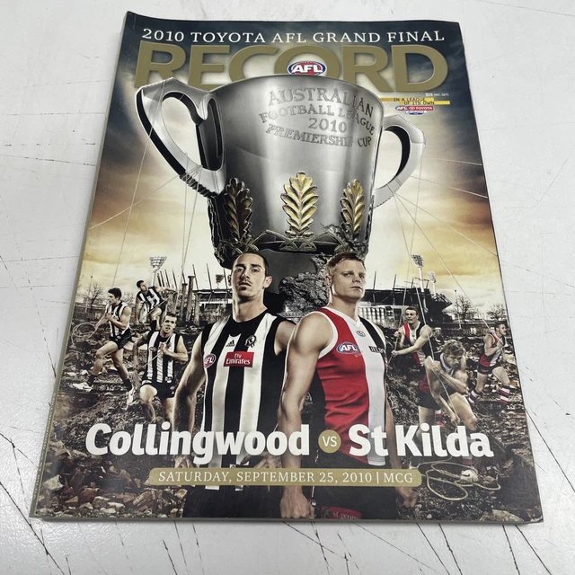 未使用・未開封品)Afl Premiers 2010 Collingwood & St Kilda