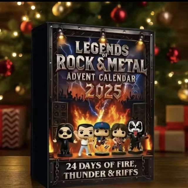 Calendrier De L'Avent 2025 Pour Guitariste - 24 Médiators De Guitare - Cadeau Noël Adultes/Ados - Acoustique/Électrique/Basse/Ukulélé - 4