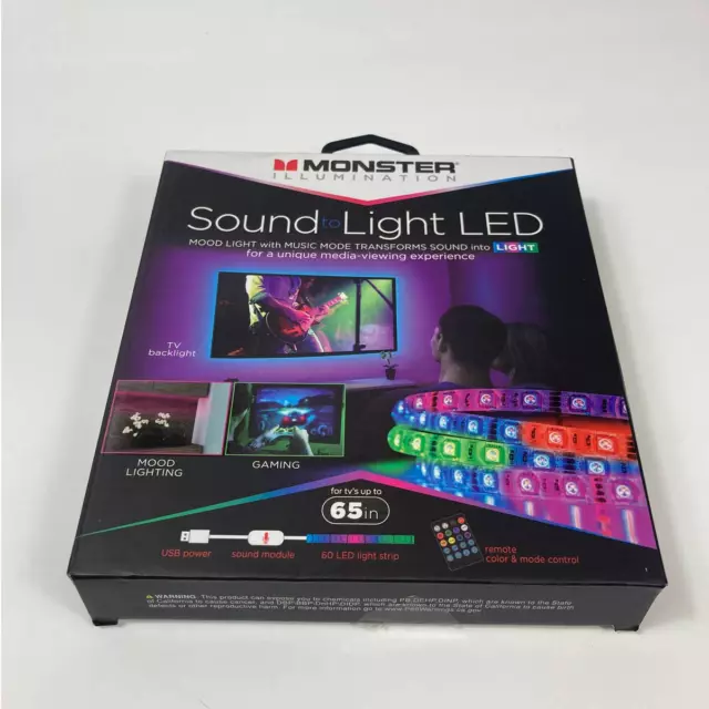 Monster illumination sound to light led deals