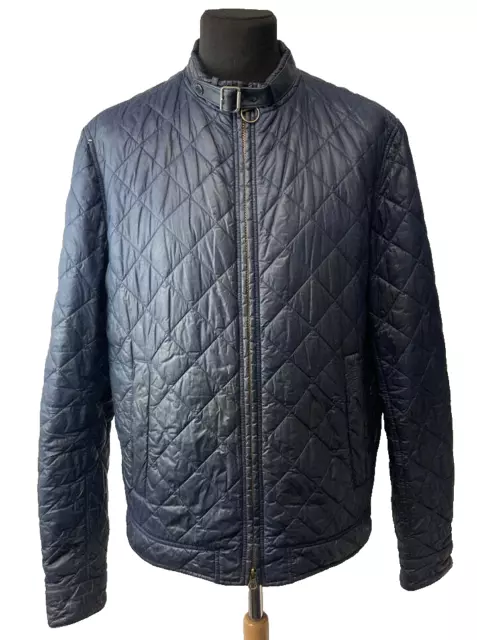 Barbour For Land Rover Men’s Navy Quilted Jacket, Size XXL