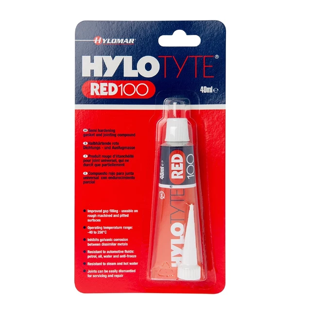 Hylomar Hylotyte rosso 100 composto di giunzione semi-indurente (tubo da 40 ml)