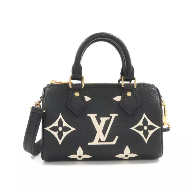 Shop Louis Vuitton Monogram Casual Style 2WAY Plain Leather Party Style  (SAC NANO SPEEDY, M81456) by Mikrie