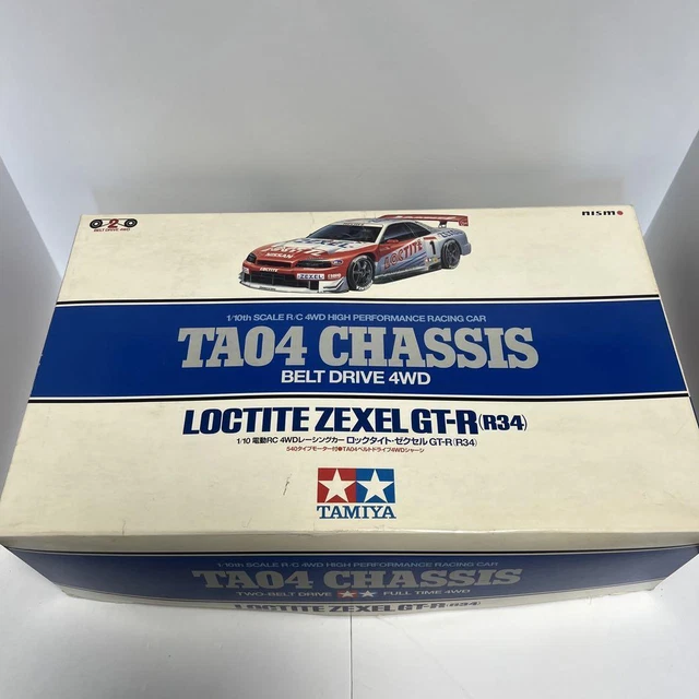 TAMIYA 1/10 RC car TA04 Loctite Zexel GTR R34 Unassembled 58269 japan