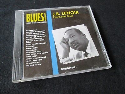JB LENOIR Eisenhower Blues CD MASTER OF THE BLUES R'N'B DEAGOSTINI NO LP
