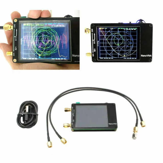 NanoVNA 50KHz-900 MHz Kit analizzatore di rete vettoriale MF HF VHF analizzatore antenna