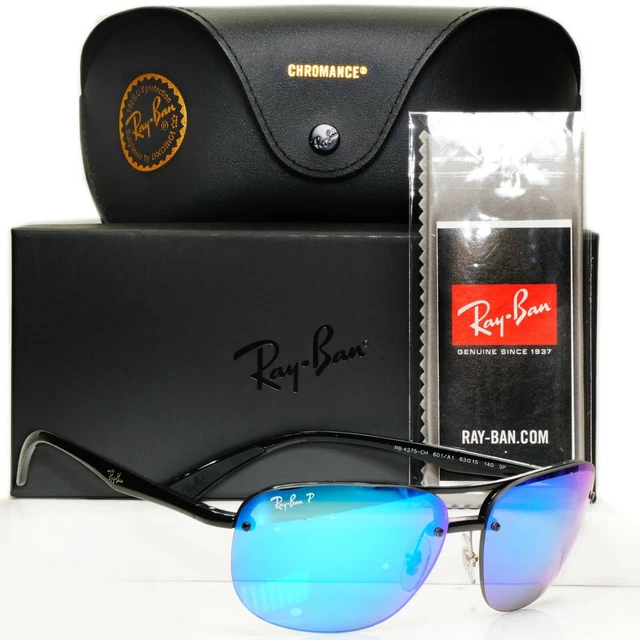 Ray ban specchio blu sales