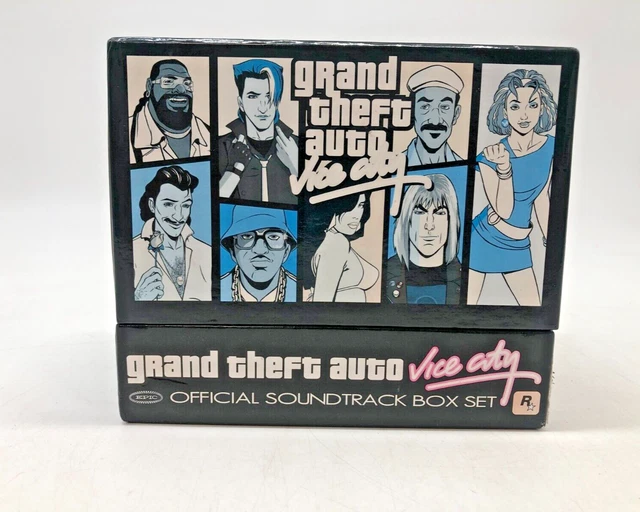 GRAND THEFT AUTO Vice City Official Soundtrack Box Set T2450 M39 89 99 Grand Theft Auto Vice City Official Soundtrack Box.webp
