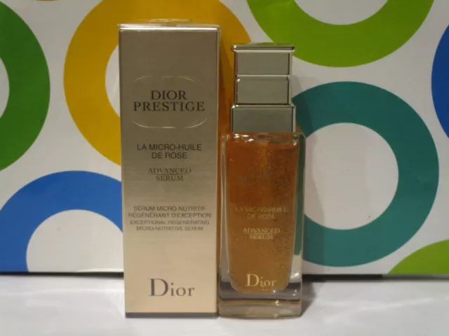 Christian Dior ~ Dior Prestige La Micro Huile De Rose Nutritive Serum ~ 1.7 Oz