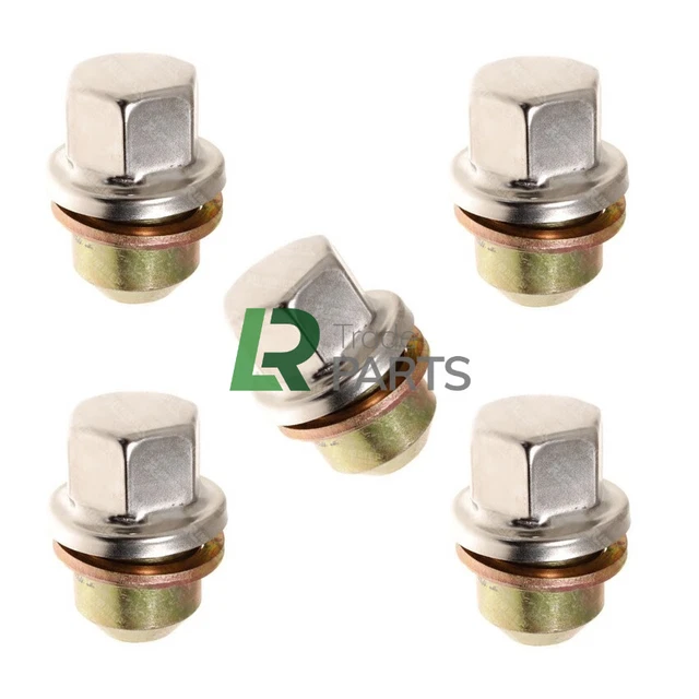 LAND ROVER DISCOVERY 2 New Stainless Capped Alloy Wheel Nuts Set (X5