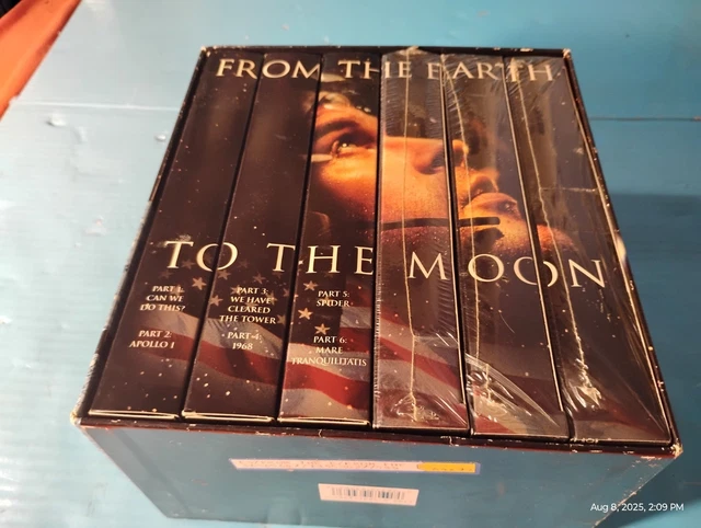 SPACE VIDEO VHS FROM THE EARTH TO THE MOON Parts 7 & 8