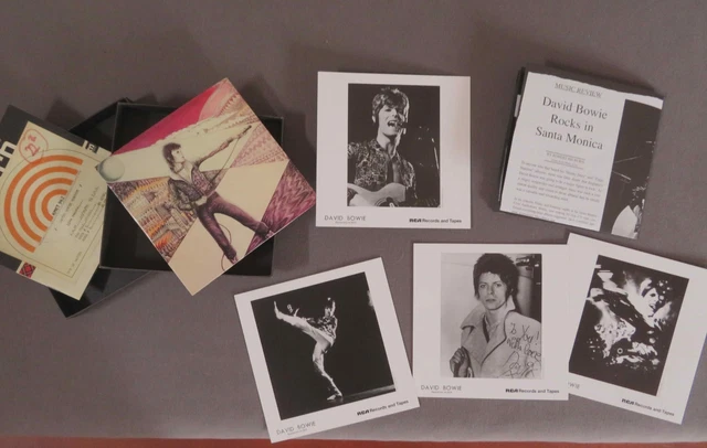 DAVID BOWIE LIVE Santa Monica '72 CD Box Set Limited Postkarten Review ...