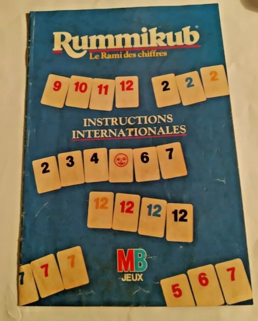 Rummikub règle du jeu