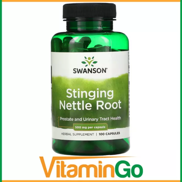 Swanson, Stinging Nettle Root, 500 mg, 100 Capsules Prostate and Urinary Health