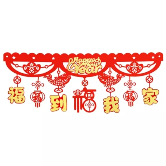 Rote Chinesische Neujahrsflagge 2024, DrachenfrüHlingsfest im China, Dekori7691