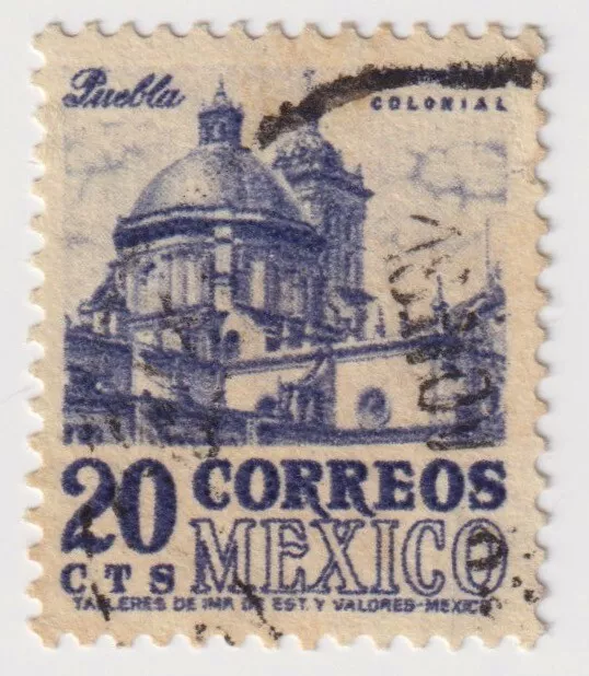 1950-1952 Mexico - Postage - 20 C Stamp