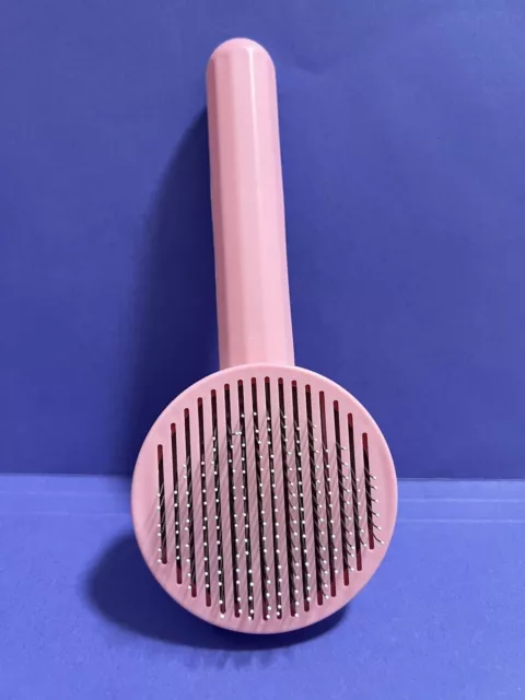 Pet Hair Remover Dog Cat Comb Grooming Massage Deshedding Self Cleaning Brush US