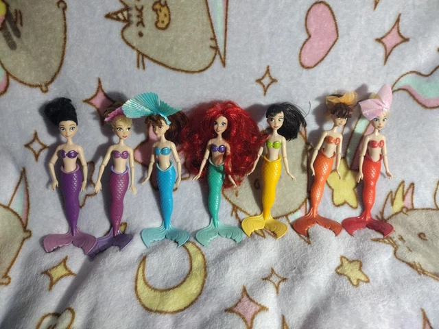 Disney Little Mermaid Ariel And Sisters Doll Set