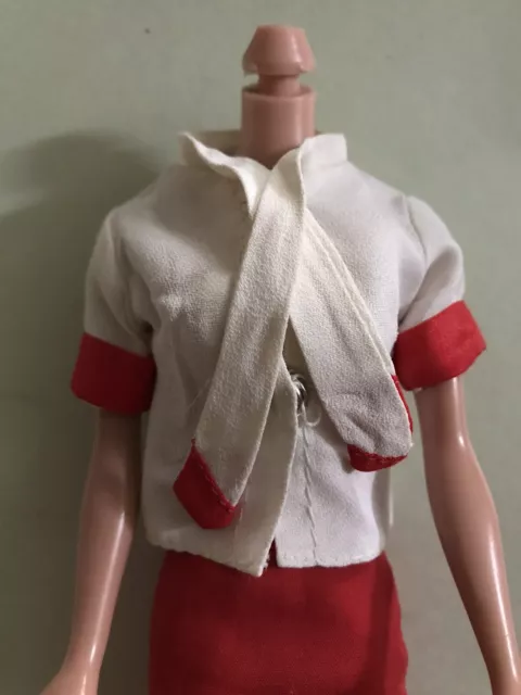 Vintage 1960s or 1970s Sindy Doll Barbie Doll Size Blouse - GUC - NO DOLL