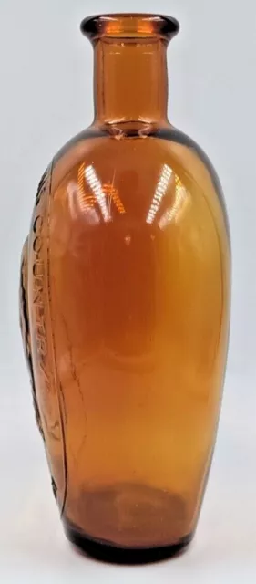 Wheaton Glass Amber Large The Father of his Country George Washington Bottle 2