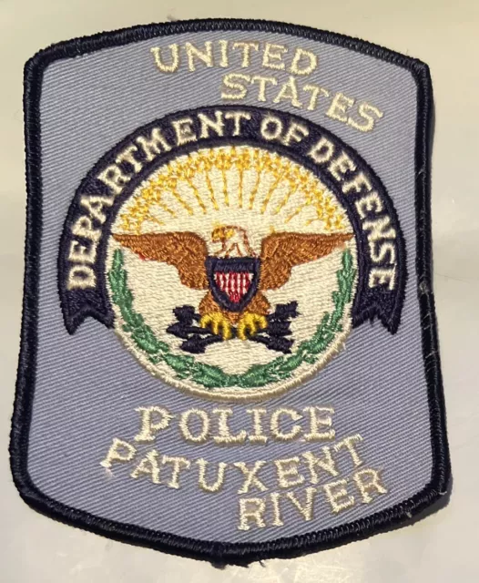 United States Department Of Defense PATUXENT River Police Patch.