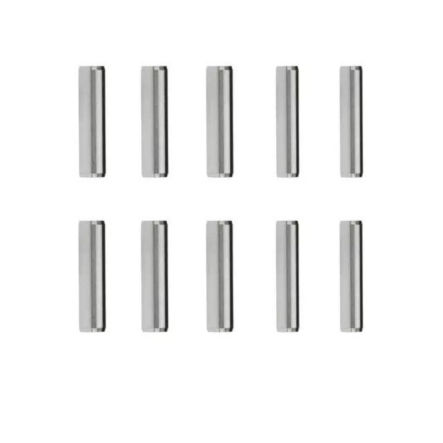 10x Tiges Cylindriques non Durci 5x16, A4 Clair, Champ de Tolérance M6 Iso 2338