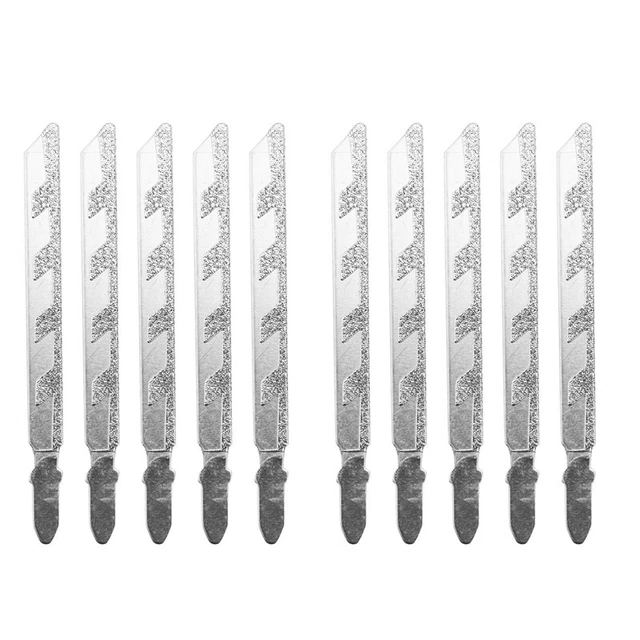 10 pezzi 101 mm 4 gambo a T puzzle punto rivestito lama E5R6