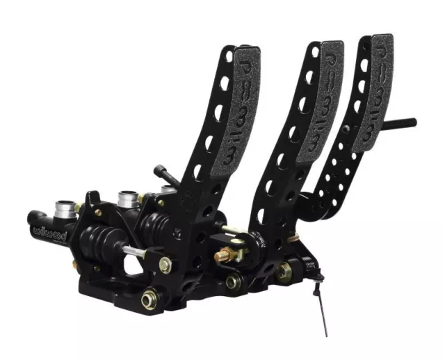 Wilwood Pedal Assembly Floor Mount-Brake Clutch & Throttle - 340-12410