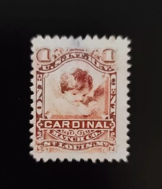 Cardinal Match Co. U.S. Internal Revenue 1c RO58d Private Die, Proprietary, MO