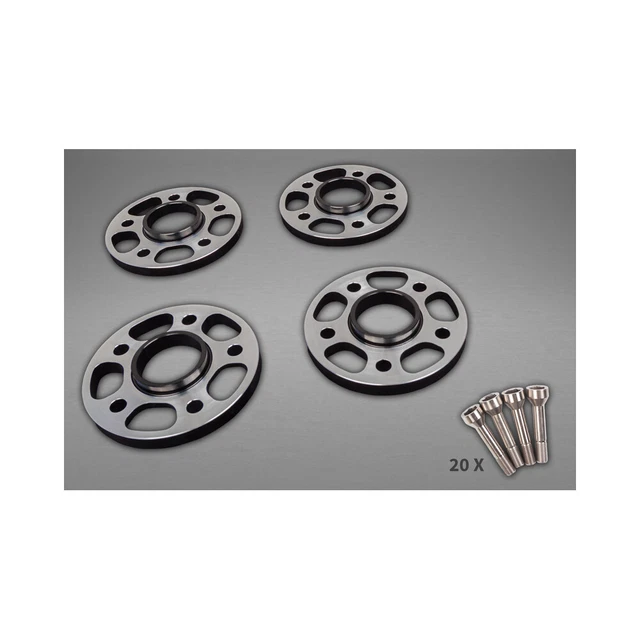 Capristo Ferrari 458 Wheel Spacers 14mm Front/17mm Rear Circle w/ Titanium Bolts