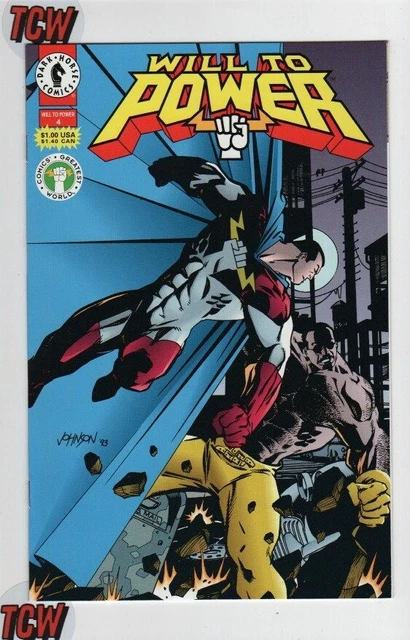 1994 Dark Horse Comics: Will To Power #4 Comic Box Break. Box17.#144