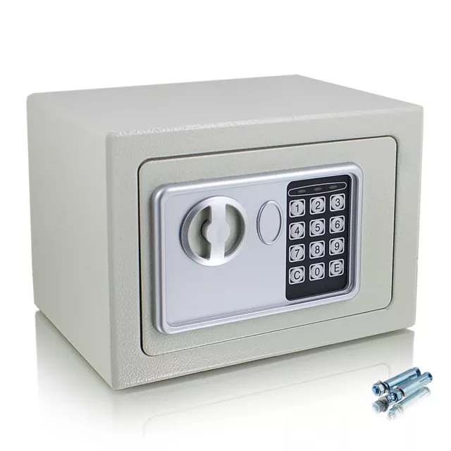 HMF Sicherheitsbox tragbar mit Zahlenschloss Sicherungskabel Mini