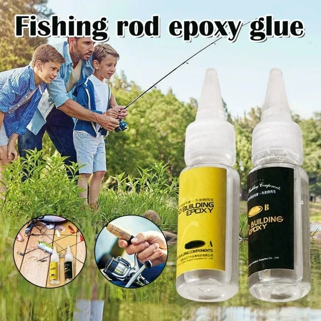 2PCS EPOXY RESIN Fishing Rod Glue Fishing Rods Accessories Transparent Glue EUR 9,21 PicClick DE