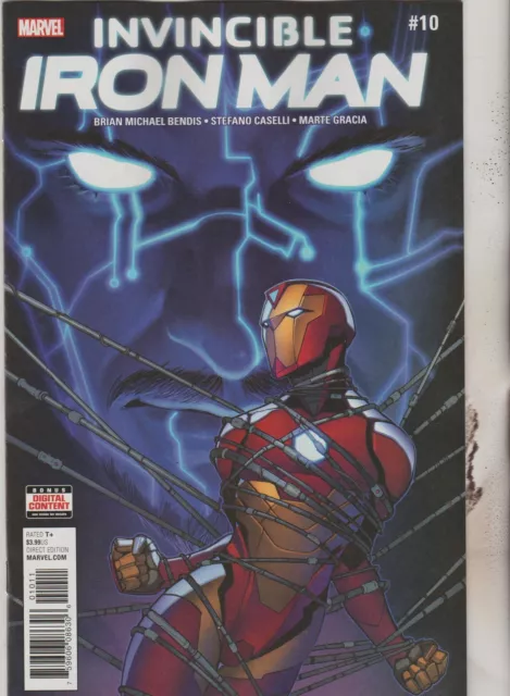 Marvel Comics Invincible Iron Man #10 October 2017 1St Print Nm