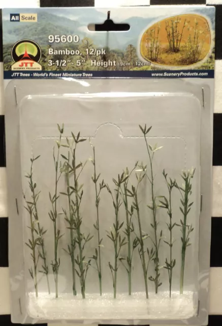 Jtt Scenery 95600 Bamboo 12/Pk  For Use W/ All Scale 3 1/2" - 5" Tall Jtt95600