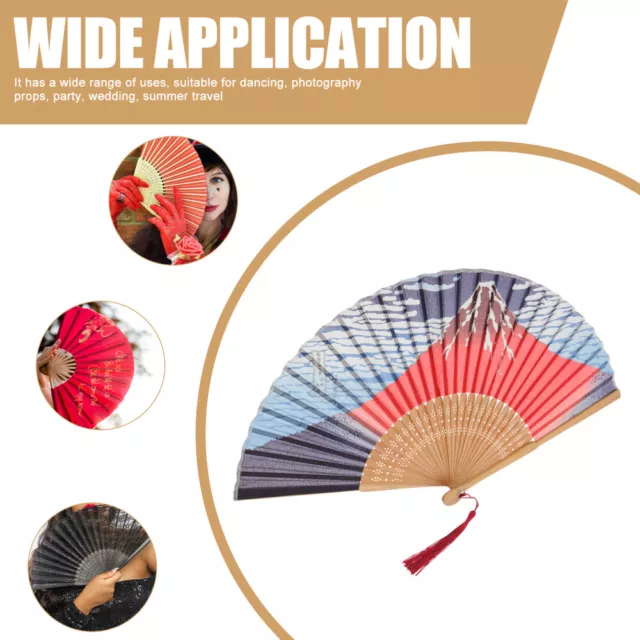 Seta a scomparto in bambù scomparti floreali ventilatore di bambù decorazione matrimonio