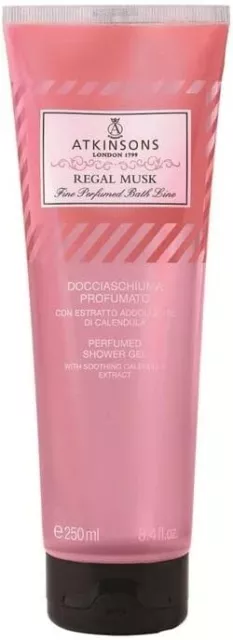 ATKINSONS Docciaschiuma Bagnoschiuma Profumato alla Calendula Regal Musk 250 mL