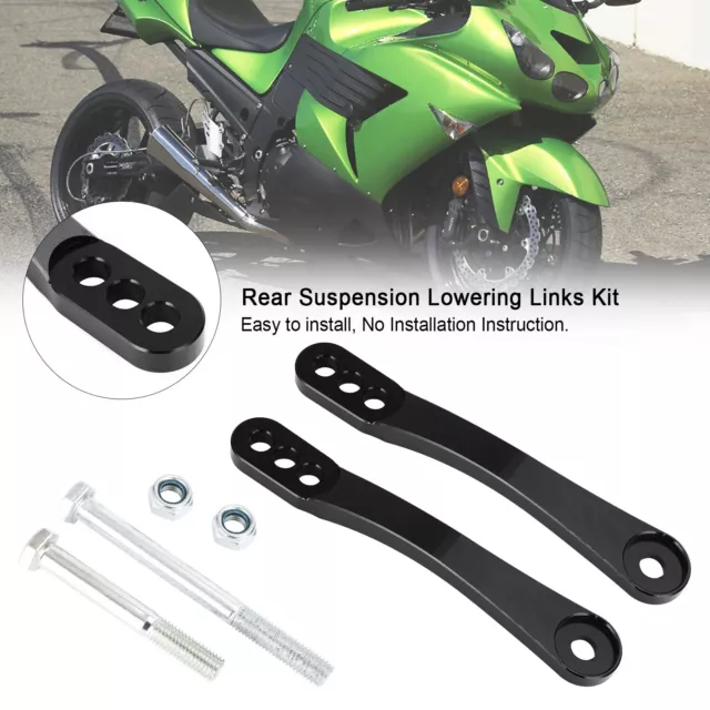 Rear Suspension Lowering Links Kit For KAWASAKI ZX-14R NINJA 06-22 ZZR 1400  A10