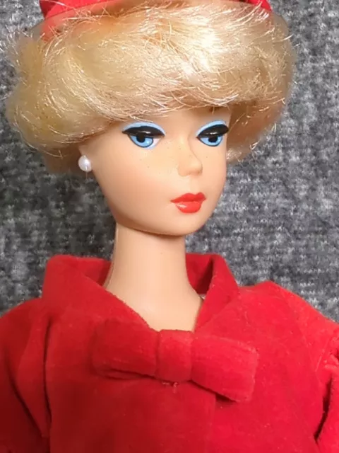 SILKEN FLAME BARBIE Blonde BUBBLE CUT No Box DOLL 1993 REPRODUCTION Gold Clutch
