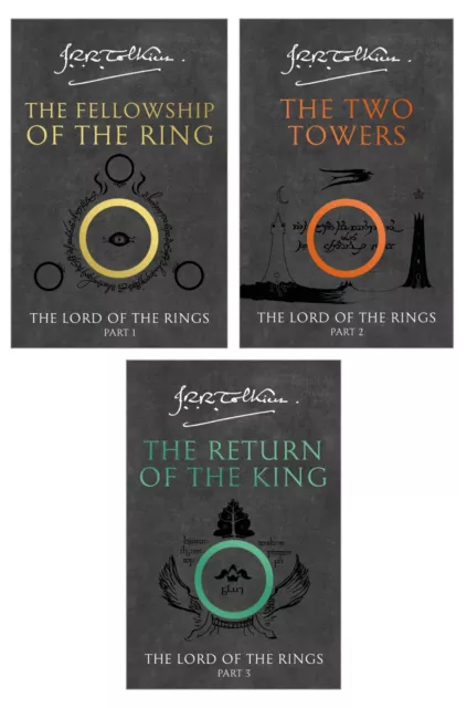 Lord of the Rings Trilogy (3 Books) RRP:£29.97 J.R.R. Tolkien BRAND NEW