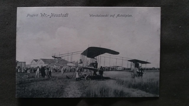 056 Presse/AK FLUGFELD WR. NEUSTADT / Warchalowski 1911