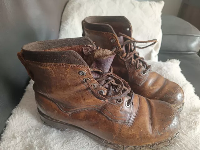 WW2 German Gebirgsjager Boots Mountain Troops