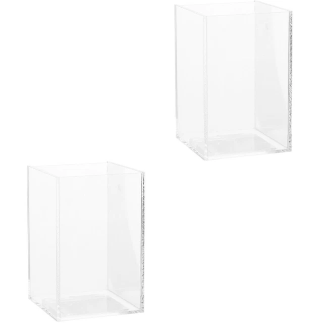 2x Betta Tank Betta Aquarium Desk Fish Tank for Office Desktop Study Room