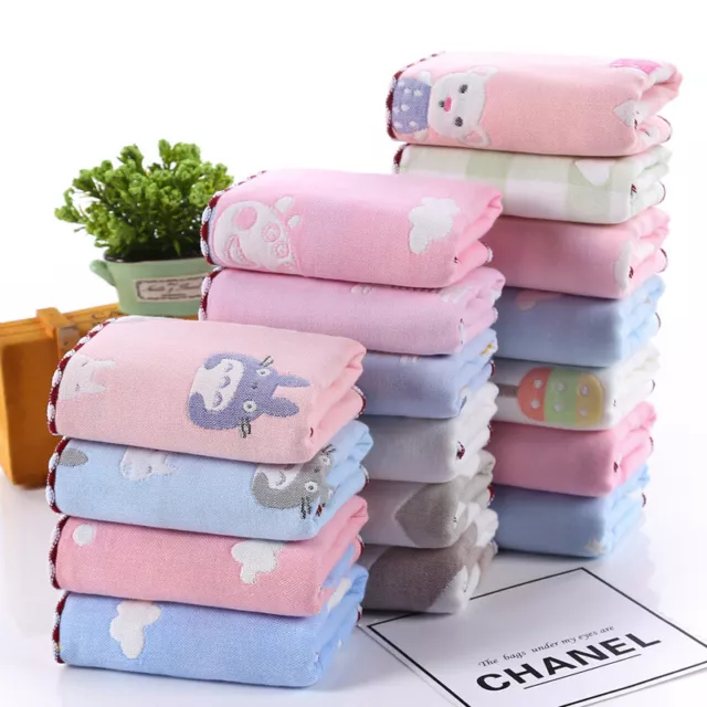 2 Pcs Infant Kids Baby Bibs Boy Girl Saliva Towel Dribble Rectangular 50x25 cm 3