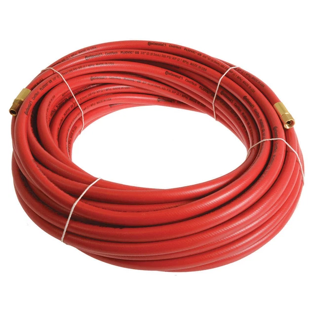 CONTINENTAL PLR03830-20-33 Air Hose,3/8"I.D.,20 ft.