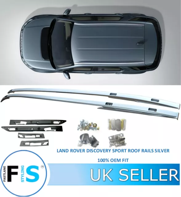 Land Rover Discovery Sport Lc L550 2015+ Roof Rails Bars Rack Silver Oem Fit