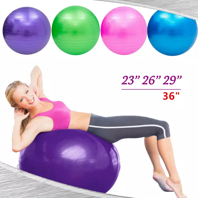 26" 29" 36" Exercise Workout Yoga Ball Anti Burst for Fitness Balance Control US