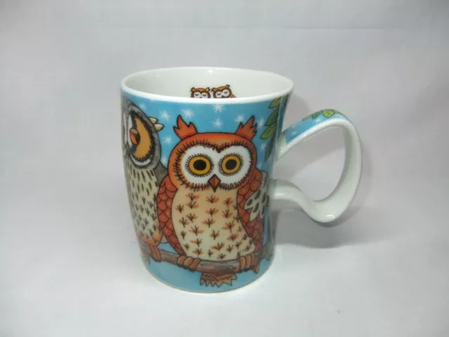 Dunoon Mug Owl By Jane Brookshaw Scotland Scottish Designer Stoneware