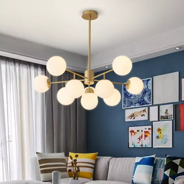 Modern Glass Pendant Light Chandelier Ceiling Lamp Bedroom Kitchen Dining Room