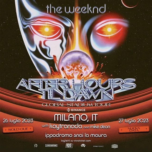 Biglietto concerto THE WEEKND Milano 27/07/2023 - INGRESSO ROSSO Posto Unico